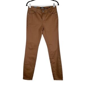 Buffalo David Bitton Chocolate Brown Mid Rise Skinny Stretch Jeans Size 27 New!